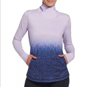Calia Purple Ombré Pullover Small